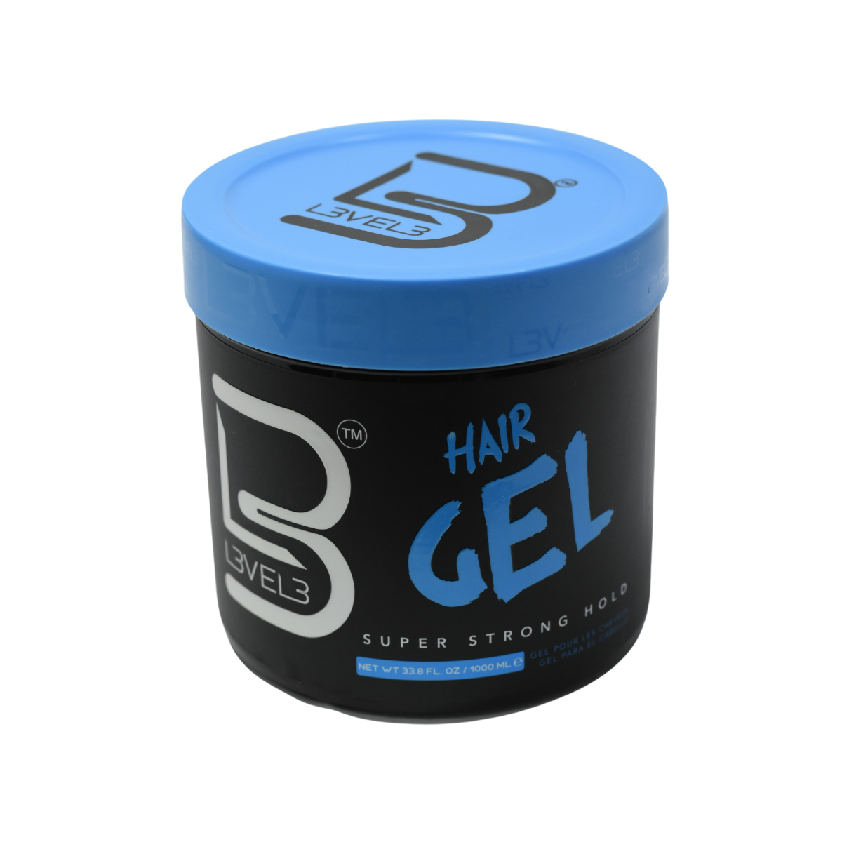 Gel L3vel3 Super Strong Hold Azul 1000ml