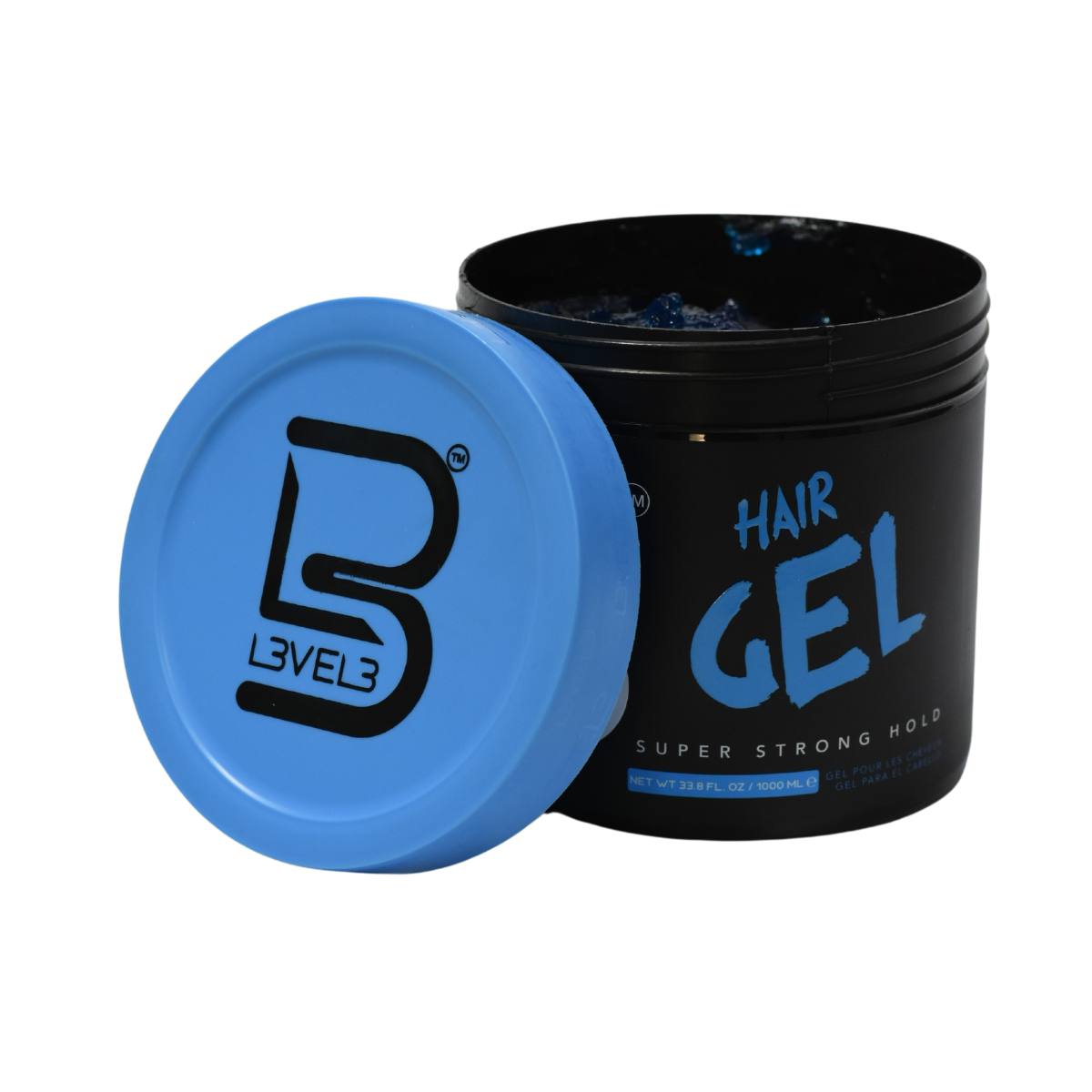 Gel L3vel3 Super Strong Hold Azul 1000ml