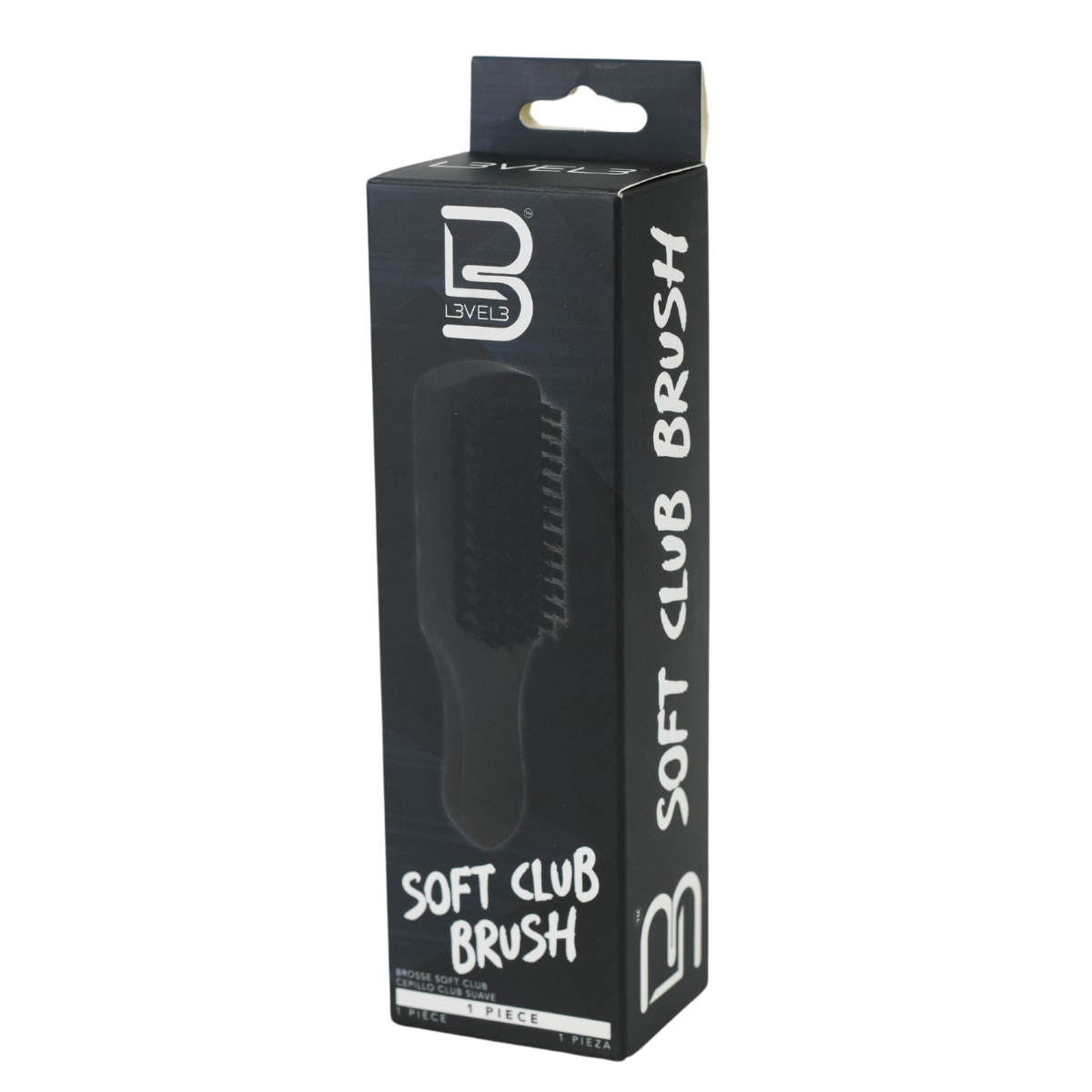 Cepillo Sacudidor L3vel3 Negro Soft Club Brush